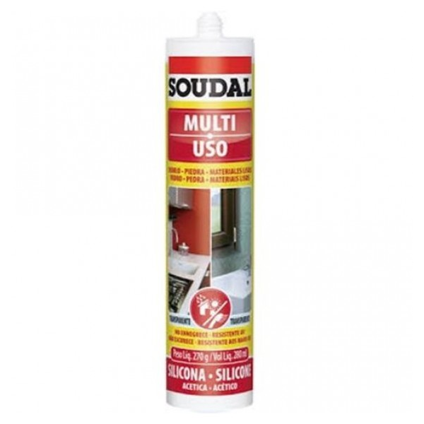Silicone incolor multi-uso
