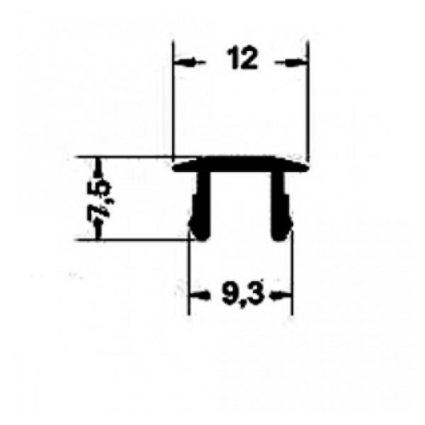 AL 65 – Tapa canal de 8mm
