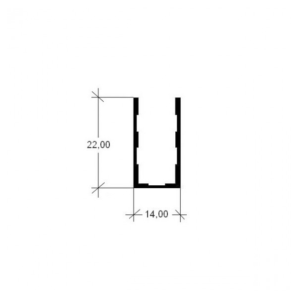 AL 67 – Perfil “U” de 10mm